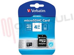 Immagine di SECURE DIGITAL CARD 4GB CLASS.10 MICROSD CON ADATTATORE SD