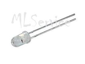 Picture of LED 5MM 2000MCD 30D BIANCO WHITE CLEAR 7200MCD 2