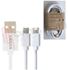 Picture of CAVO USB A USB MAS-MAS MICRO 1MT BIANCO 8PIN APPLE - ANDROID