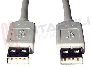 Immagine di CAVO USB 2.0 A USB MAS-MAS 1.8MT GRIGIO