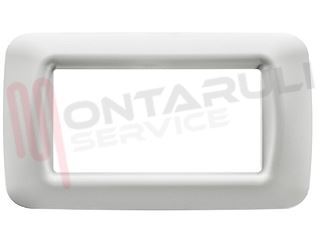 Picture of PLACCA 4 POSTI BIANCO SERIE TOP SYSTEM