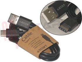Immagine di CAVO USB A USB MAS-MAS TYPE C 1MT NERO USB 2.0