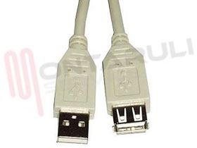 Immagine di CAVO USB A USB MAS-FEM 5MT GRIGIO
