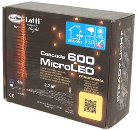 Picture of CASCATA LUMINOSA 600 MICROLED INT/ EST. CLASSIC 2,2MT. RAME