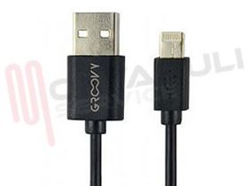 Picture of CAVO USB A USB MAS-MAS MICRO 1MT NERO 8PIN APPLE