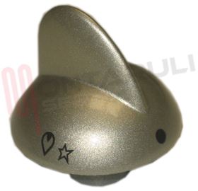 Picture of MANOPOLA FUOCO SILVER D.6MM. H. 37,4MM.