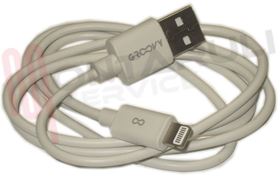 Picture of CAVO USB A USB MAS-MAS MICRO 1MT BIANCO 8PIN APPLE
