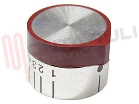 Picture of MANOPOLA FUOCO BORDEAUX-SILVER D.8MM.