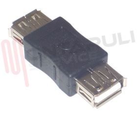 Picture of ADATTATORE USB FEMMINA A USB FEMMINA NERO