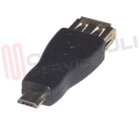 Picture of ADATTATORE USB FEMMINA A MICRO USB MASCHIO