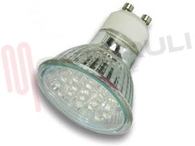 Picture of LAMPADA DICROICA 12 LED 1,2W GU10 230V NEUTRO TRASPARENTE