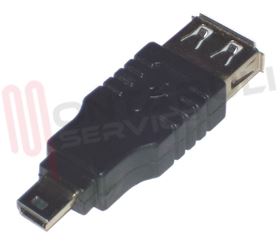 Picture of ADATTATORE USB FEMMINA A MINI USB MASCHIO