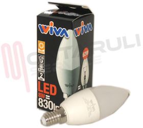 Immagine di LAMPADA OLIVA LED E14 8W 230V 3000°K (RESA=62W)