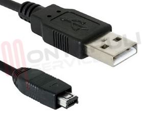 Picture of CAVO USB A PLUG-MINI USB4P 1,8MT