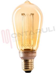 Immagine di LAMPADA GLASSLIGHT ST64 LED E27 2,5W 230V 2000°K ANTIQUE