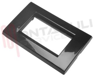 Picture of PLACCA 3 POSTI ABS NERA COMPATIBILE LIVING