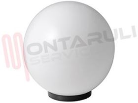 Visualizza i dettagli per SFERA ACRILICA D.250 BIANCA 60W C/BASE PORT. Immagine di SFERA ACRILICA D.250 BIANCA 60W C/BASE PORT.