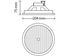 Immagine di DIFFUSORE INCASSO CONTROSOFFITTO 6W BIANCO PL60