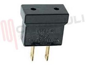 Visualizza i dettagli per ADATTATORE SEMPLICE SICUR 2P 10A EUR/AMER NERA Immagine di ADATTATORE SEMPLICE SICUR 2P 10A EUR/AMER NERA