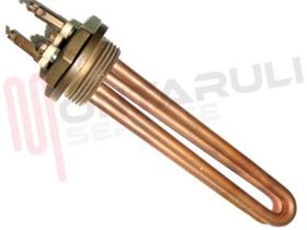 Visualizza i dettagli per RESISTENZA VITONE CALDAIA 1000W TIPO CORTA L=16CM. Immagine di RESISTENZA VITONE CALDAIA 1000W TIPO CORTA L=16CM.