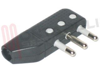Immagine di SPINA CORNER A SQUADRA 2P+T 16A GRIGIA