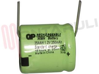 Immagine di BATTERIA 1,2V 250MAH NI-MH 1/3AA A SALDARE