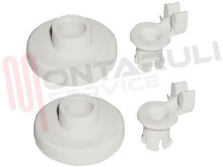 Immagine di KIT RUOTA + PERNO SIEMENS BOSCH 2 PEZZI