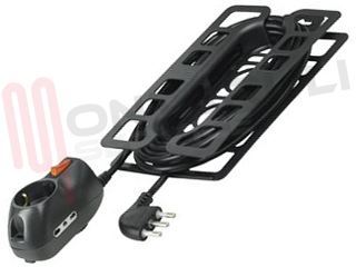 Immagine di PRESA MULTIPLA 1PR. SCHUKO+2PRESE BIVALENTI 16A C/CAVO+INT.