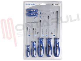 Visualizza i dettagli per SET CACCIAVITI 7PZ. Immagine di SET CACCIAVITI 7PZ.