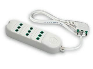 Immagine di PRESA MULTIPLA 3PR. 10A CON CAVO MT.1,5 BIANCA