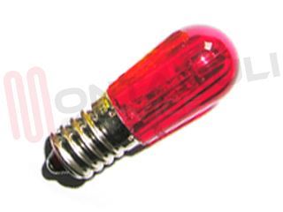 Immagine di LAMPADA LUMINARIA LED E14 0,22W C.C. ROSSO 14V