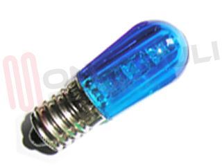 Immagine di LAMPADA LUMINARIA LED E14 0,24W C.C. BLU 14V