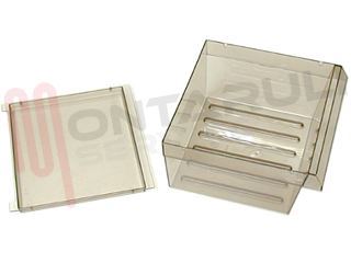 Immagine di CASSETTO CARNE + COPERCHIO CRISTAL 240X240X120MM.