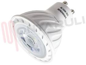 Visualizza i dettagli per LAMPADA LED GU10 8W 230V LUCE CALDA 3000K Immagine di LAMPADA LED GU10 8W 230V LUCE CALDA 3000K