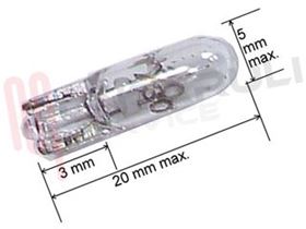 Visualizza i dettagli per LAMPADA 24V T5 0,72W ZOCCOLO IN VETRO Immagine di LAMPADA 24V T5 0,72W ZOCCOLO IN VETRO