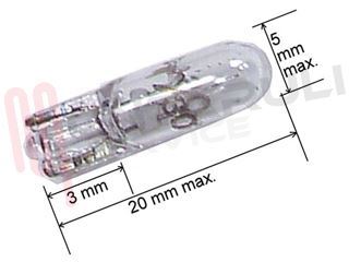 Immagine di LAMPADA 24V T5 0,72W ZOCCOLO IN VETRO