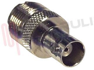 Immagine di ADATTATORE UHF PL259 MASCHIO/ BNC FEMMINA