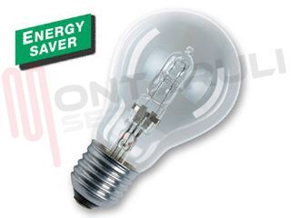 Immagine di LAMPADA ALOGENA GOCCIA CHIARA E27 42W 230V (RESA/60W)