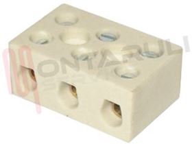 Visualizza i dettagli per MORSETTO IN STEATITE 3X6 MMQ Immagine di MORSETTO IN STEATITE 3X6 MMQ