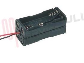 Visualizza i dettagli per PORTABATTERIA 4 AA STILO Immagine di PORTABATTERIA 4 AA STILO