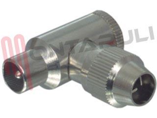Immagine di SPINA TV COAX PLUG HOOKED 750h MASCHIO A PIPA