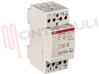 Immagine di CONTATTORE 4X25A NA CA 24V CC-CA 2MOD. EL8850 ABB