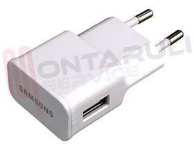 Visualizza i dettagli per CARICATORE BIANCO USB 5.3V 2A SPINA GH44-02809A Immagine di CARICATORE BIANCO USB 5.3V 2A SPINA GH44-02809A