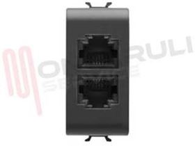 Visualizza i dettagli per PRESA TELEFONICA RJ11 DOPPIA SERIE PLAYBUS Immagine di PRESA TELEFONICA RJ11 DOPPIA SERIE PLAYBUS