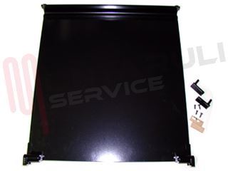 Immagine di KIT COPERCHIO PIANO COTTURA NERO 470X470MM.