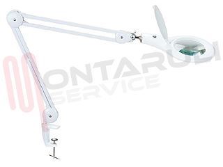 Immagine di LAMPADA LED CON LENTE E MORSETTO 90LED