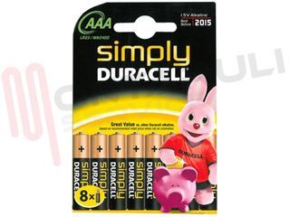 Immagine di BATTERIA 1,5V MN2400 SIMPLY 8X AAA/LR03