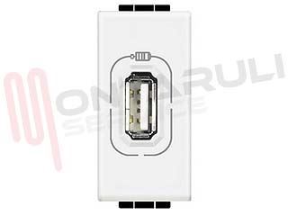 Immagine di PRESA USB BIANCA ALIMENTATA 5V SERIE LIGHT