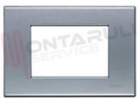 Visualizza i dettagli per PLACCA 3 POSTI ALLUMINIO NATURALE SERIE LIGHT Immagine di PLACCA 3 POSTI ALLUMINIO NATURALE SERIE LIGHT