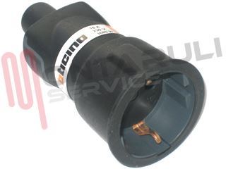 Immagine di PRESA VOLANTE SCHUKO 2P+T 16A IP44 IN CAUCCIU'